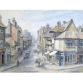 Wilfrid Rene Wood (British, 1888-1976): a view of Stamford, depicting ‘All Saints Place’ (No 48), wa... 