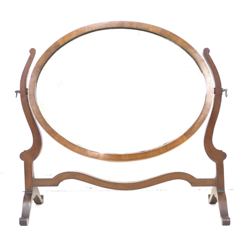 207 - A Victorian nursing chair with cream painted carved frame, raised on cabriole legs to the front and ... 