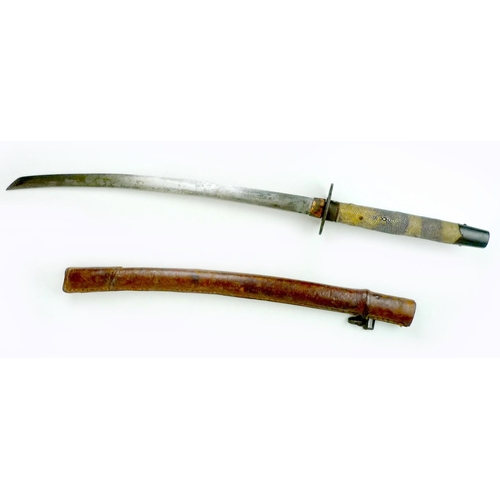 174 - A WWII Japanese Officer's katana, presented to Warrant Office Jean Elliot, ATS by Lord Mountbatten, ... 