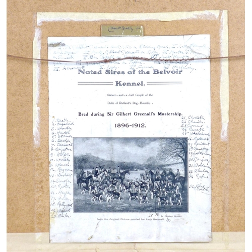 184 - After Cuthbert Bradley (British, 1861-1943): 'Sixteen-and-a-half Couple of the Duke of Rutland's Dog... 
