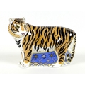 A Royal Crown Derby paperweight, modelled as 'Siberian Tiger', Designers' Choice Collection, limited... 