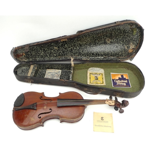 65 - A twelve bar Rosetti, German autoharp, painted black with roses to the board, 51 by 32cm, together w... 