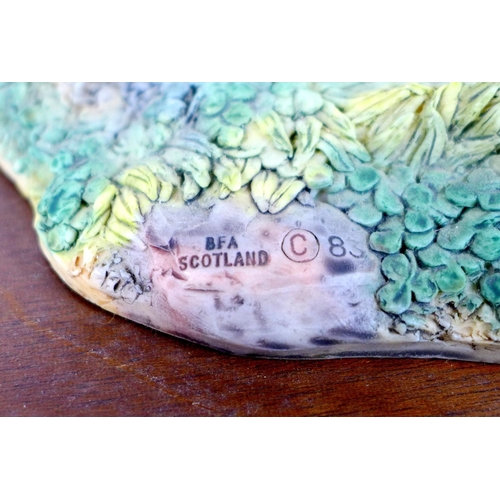 73 - Two Border Fine Arts sculptures, one modelled as 'The Leicestershire Fox', limited edition 408/750, ... 