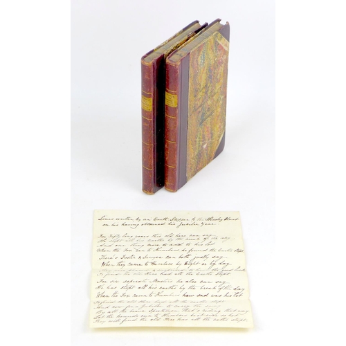 86 - Two mid 19th century diaries of the 'Hursely Hunt' and 'Hambledon Hunt', spanning 1850-1854, Duodeci... 