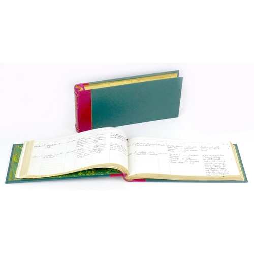 87 - 'Records of Mr Craddocks Hounds & The Marquis of Zetland's', in two volumes spanning from 1867-1883,... 