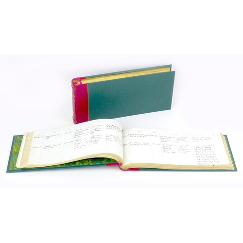 87 - 'Records of Mr Craddocks Hounds & The Marquis of Zetland's', in two volumes spanning from 1867-1883,... 
