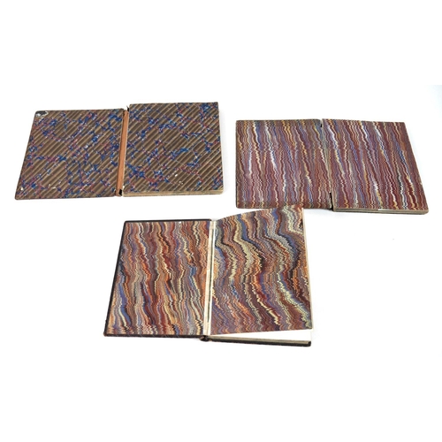 88A - A group of three Victorian handwritten Asprey & Co diaries, titled ‘William Wings Hunting Reminisces... 