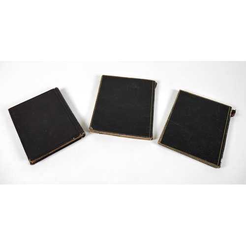 88A - A group of three Victorian handwritten Asprey & Co diaries, titled ‘William Wings Hunting Reminisces... 
