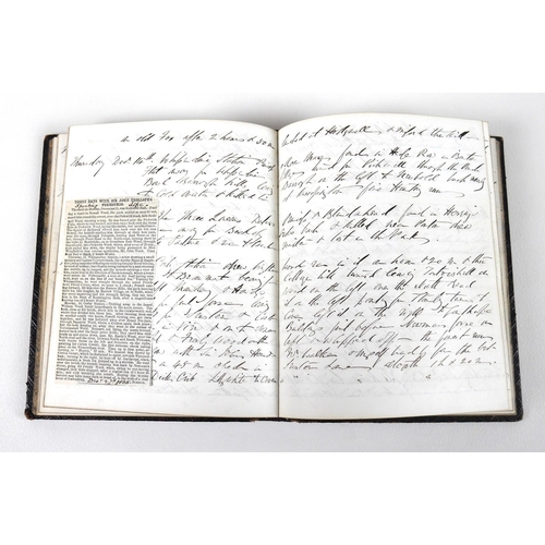 88A - A group of three Victorian handwritten Asprey & Co diaries, titled ‘William Wings Hunting Reminisces... 