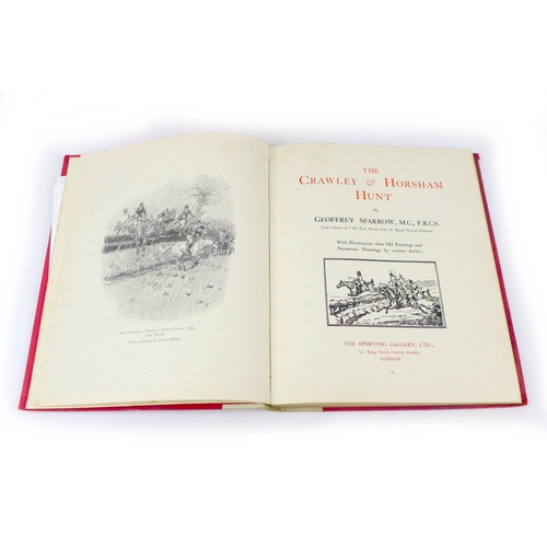 97 - A collection of early 20th century Hunting literature, including a 'The Crawley & Horsham Hunt' by G... 