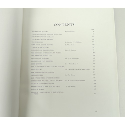 92 - British Sports and Sportsmen, 'Hunting', edited by The Sporting Life & Sportsman, pub. Sports And Sp... 