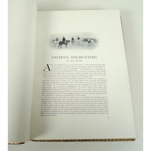 92 - British Sports and Sportsmen, 'Hunting', edited by The Sporting Life & Sportsman, pub. Sports And Sp... 