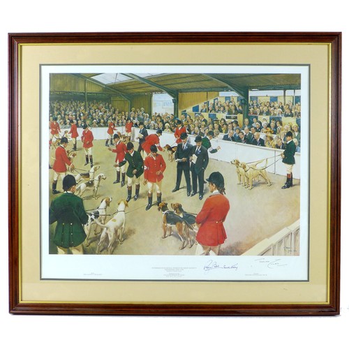 222 - After Terence Cuneo (British, 1907-1996): a signed limited edition hunting interest print, titled to... 