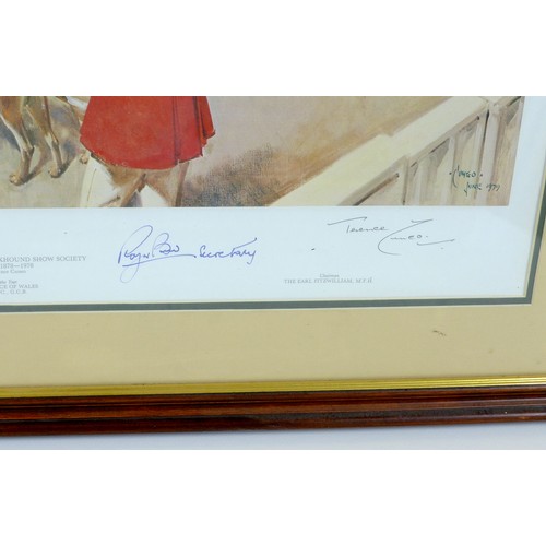 222 - After Terence Cuneo (British, 1907-1996): a signed limited edition hunting interest print, titled to... 