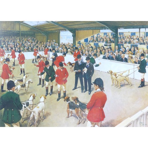 222 - After Terence Cuneo (British, 1907-1996): a signed limited edition hunting interest print, titled to... 