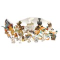 A collection of over thirty bird figurines, including five Brixworth Pottery ducks, largest 12.5 by ... 