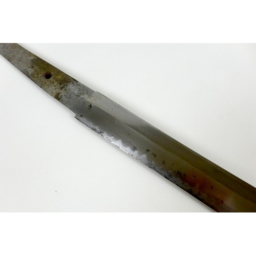 148 - An early to mid 20th century Japanese katana, Taisho or Showa period, with Haaguri tang, stamped lat... 