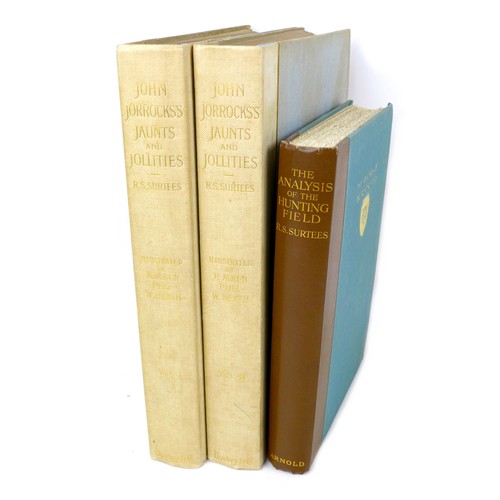 200 - Three early 20th century sporting books by R.S. Surtees, comprising  'Jorrocks Jaunts and Jollities'... 