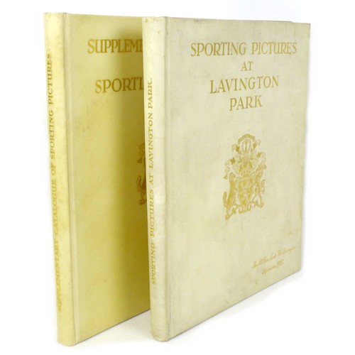 170 - Two catalogues of Sporting pictures from the collection of Rt. Hon. Lord Woolavington, comprising 'S... 