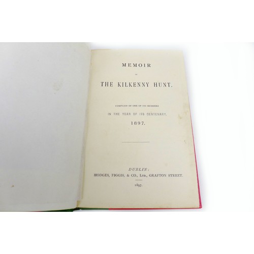 203 - Fifteen 19th century and later Irish Sporting themed books, including 'Memoir of The Kilkenny Hunt' ... 