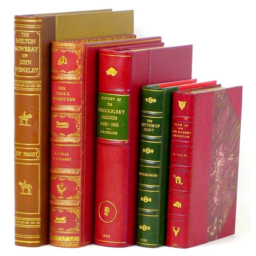 188 - Five late 19th and later sporting books, including 'The Essex Foxhounds with Notes Upon Hunting in E... 