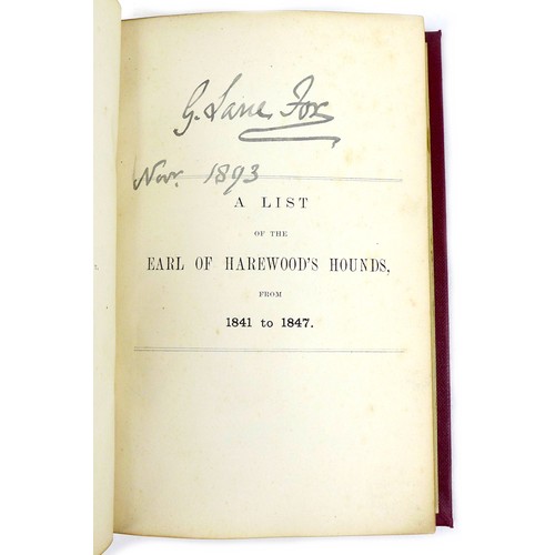 186 - Nineteen 19th century and later sporting reference books concerning Hounds, including 'Hounds Their ... 