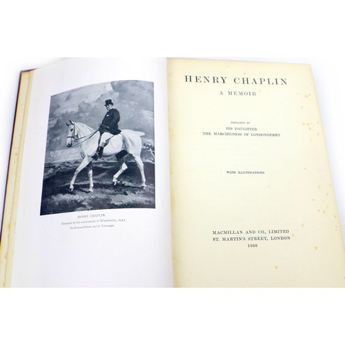 182 - Ten 20th century sporting themed books, including 'The Royal Caledonian Hunt' re-edited by Col. Robe... 