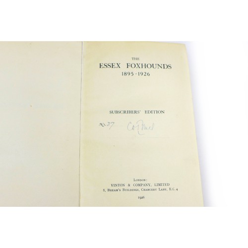 182 - Ten 20th century sporting themed books, including 'The Royal Caledonian Hunt' re-edited by Col. Robe... 