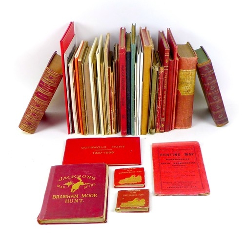 193 - A collection of sporting books and ephemera, including two list of Cheshire Hounds, one for the 'Sou... 