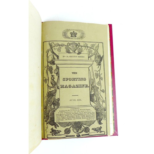 162 - A collection of early 19th century and later sporting reference books and magazines, including a fou... 