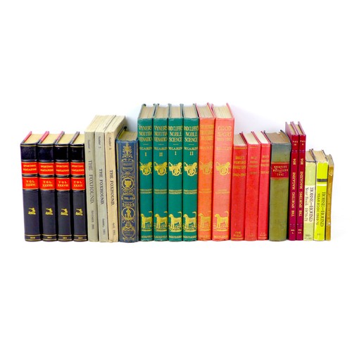 162 - A collection of early 19th century and later sporting reference books and magazines, including a fou... 