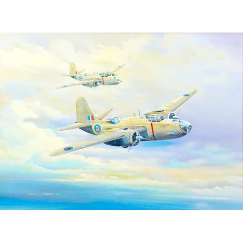 240 - British School, 20th century: two Aviation paintings, Derek C. Baulcomb, (British, 20th century) 'Tw... 