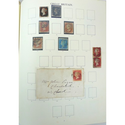 156 - Nine stamps albums containing stamps from 1840 to present, including Windsor album vol. I & II, two ... 