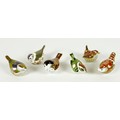 A group of six Royal Crown Derby paperweights, all modelled as birds, comprising 'Derwent Goldcrest'... 