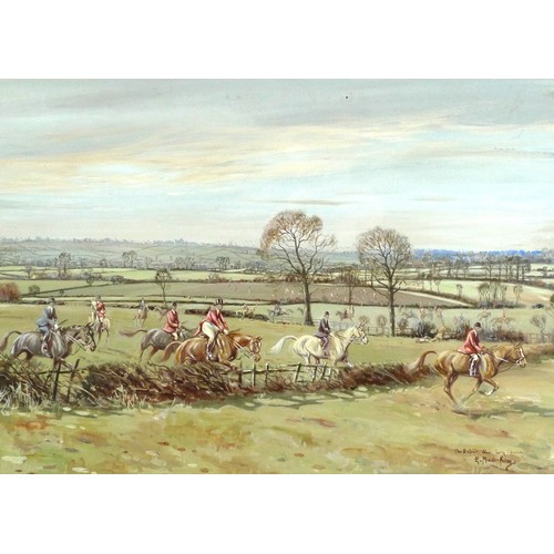 236 - Eric Meade-King (British, 1911-1987): 'The Belvoir Near Long Clawson', signed and titled lower right... 