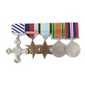 A collection of WWII medals and ephemera belonging to three brothers including Distinguished Flying ... 