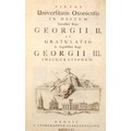 A rare 1761 edition of 'Pietas Universitatis Oxoniensis in Obitum Serenissimi Regis Georgii II. et G... 