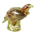 A Royal Crown Derby Prestige paperweight, modelled as 'Golden Eagle', limited edition 111/300, from ... 
