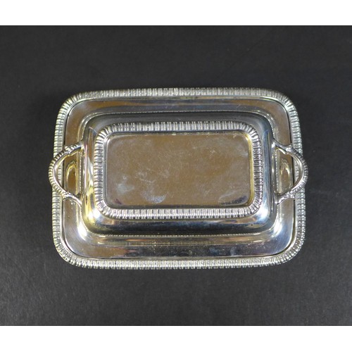 53 - A pair of Edward VIII silver novelty miniature tureens and covers, with decorative edges, the covers... 