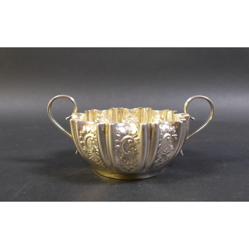 61 - A collection of Victorian and later silver, comprising a two Edwardian tea wares, both with engraved... 