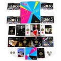 A collection of twenty one London 2012 Olympics commemorative coins / coin sets, including a full se... 