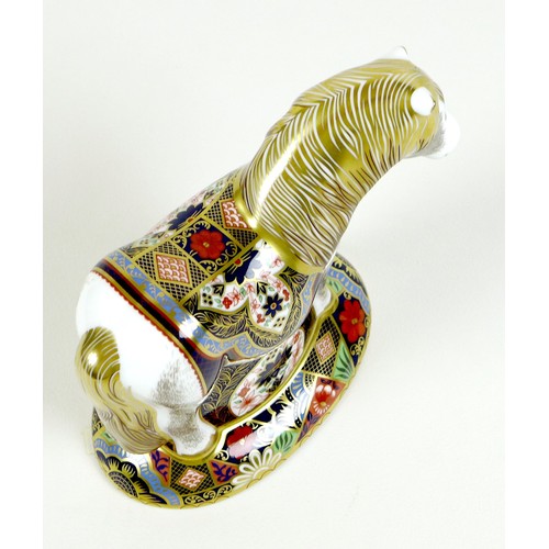 41 - A Royal Crown Derby paperweight, modelled as 'Miniature Shetland Pony', limited edition 79/500 exclu... 