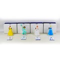 Four Royal Doulton Disney Princess figurines, comprising Cinderella DP1, Belle DP3, Ariel DP4 and Ja... 