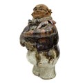 A modern pottery sculpture, modelled as 'Harry Secombe playing Mr Pickwick', 28cm high.