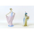 Two Lladro figurines, comprising 'Ceremonial Princess',  with impressed and number '6424' to its bas... 