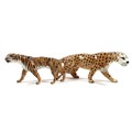 A Beswick 'Tigeress', model 1486, tan with black stripes and markings - gloss, 10.8cm high, together... 