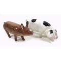 Two Beswick pig figurines, comprising 'Tamworth Sow', model 4114, gloss, 8.5cm high, and 'Gloucester... 