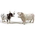 Two Beswick Bulls, comprising an 'Ayrshire Bull Ch. 