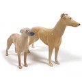 Two Beswick dog figurines, comprising 'Greyhound 