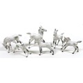 A group of six Beswick Foals, including 'Foal (Large, stretched)', model 836, grey - gloss, a/f, 12.... 